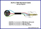 Castline Gold Xlr Female To 1 4  Trs Patch Cable Mogami Neglex W2549