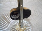 Vintage Ceiling Light Fixture Clear   Frosted Floral Glass