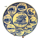 Vintage San Jose Decorative Plate With Area Attractions  8  Diameter