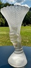 Gillinder   Sons-1876-1st World   s Fair In Pa-centennial Hand   Wheat Glass Vase 