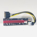 Pci-e 1x To 16x Powered Usb3 0 Gpu Riser Extender Adapter Card Board Cable