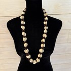 Vintage Cowrie Sea Shell Necklace Bundle Long Hawaiian Lei Beach Coastal Resort