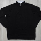 Peter Millar Mens Xl Crown Comfort Pullover 1 4 Zip Black Golf Sweatshirt