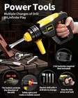 Tool Set With Tool Box   Electronic Toy Drill  Pretend Play Kids Construction Ki