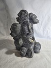 Inuit Stone Sculpture By George Arluk    Arlook   Many Faces Indigenous Art 1990