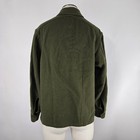 Vintage 50s Korean War Usgi Mens Medium Wool Field Shirt Jacket Olive Green Usa