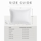 Saferay Green Solid Pillow Sham Set Of 2 Euro 26x26 Dark Gray 2  Flange