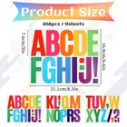 108pcs Multicolor Modern Alphabet Large Letter Stickers  3 Inch Waterproof Vi