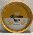 New Corona Light Yellow Metal Beer Beverage Barware Serving Tray 13   