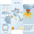 4pc Silicone Baby Fruit Feeder Pacifier Toddler Teether Food Grade Toy
