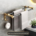Bathroom Hangers For Clothes Towel Rack Towel Bar Rail Paper Holder Robe Hook
