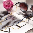 Glasses Chain Silver Color Read Glasses Cord Lanyard Holder Neck Strap