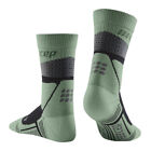 Cep Men s Hiking Max Cushion Mid Cut Compression Grey mint Socks  wp3cmm 