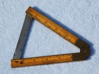 Vintage Chapin Stephens Boxwood Brass Bound Combination Rule   Level