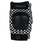 Pro Tec Skateboard Street Elbow Pads Black white Checker Size L