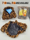 Dog Leopard Print Jacket Pet Coat Clothes Puppy Cat Stylish Lg Fits S-m   Bonus