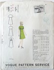 Vtg 1960 s Vogue Paris Original Pattern 1640 Gres Dress Size 14 W label Uncut