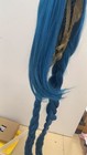 In Us Lol Arcane Jinx Cosplay Wigs Women Long Blue Braided Synthetic Hair 130cm