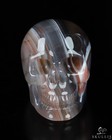 Gemstone 2 0  Mozambique Agate Hand Carved Crystal Skull  Realistic  Healing