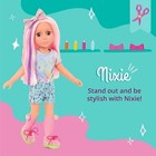 Glitter Girls Nixie 14 Inch Doll Wearing Colored Outfit With Hair Accessories   