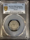 1883 P Nickel Shield Pcgs Genuine  92 - Cleaning  Double Motto Shield
