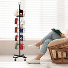 Greeting Card Rack Spins 20 Pocket Black Retail Display 6  X 8 Cards Sign Holder