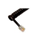 Vodavi Starplus Infinite Sts Triad 25  Black Phone Handset Coil Curly Cord  new 