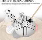 Steel Tongue Drum Rain Chime  For Outside  3 Inches  White 