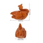  Artificial Roast Chicken Christmas Ornament Fake Roast Chicken Meat Model