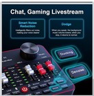 Podcast Equipment Bundle Audio Mixer Live Streaming Dj Mixer Only