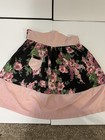 Vintage 1970s Floral Half Apron