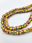 Antique Venetian Glass Golden Yellow French Cross Beads African Trade Strand