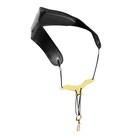 Saxophone Neck Strap Leather Neckband With Durable Hook Comfortable Soft Pads