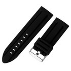 28 30mm Large Size Silicone Waterproof Watch Band Rubber Replacement Diver Strap
