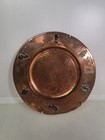 Vintage Victoria Taxco Mexican Hammered 267 Solid Copper Plate Mid Century Mcm 