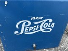 Vintage 1950 s Pepsi Pepsi-cola Picnic Metal Ice Chest Cooler W  Tray Progress