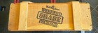 Vintage Holiday Inn Weekend Share Package Wood Box Removable Lid Rope Handles