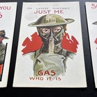 Vintage Wwi Propaganda Postcards Lot Of 6 Bernhardt Wall American Ww1 Rare