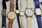 Vintage Lot Of 13 Mixed Mens Womens Watches- As Is Untested