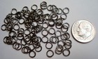 5mm Gunmetal Black Open Jump Rings 100pc Jewelry Making Charm Attachment  Fpj057