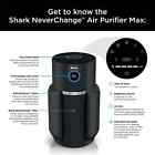 Shark Never Change Air Purifier Max  5-year Hepa Filter  1200 Sq  Ft  Charcoal    