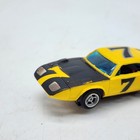 Aurora Afx Dodge Daytona Yellow  7 Charger Magnatraction Ho Slot Car Tested Read