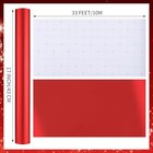 Wrapping Paper Roll 17 In X 33 Ft Solid Matte Metallic Wrapping Paper For Red