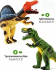 6 Piece Jumbo Dinosaur Toys For Kids 3-5  Big Soft Realistic Dinosaur Set