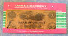 Lot Of 4 Union States Currency 1861-1865 Antiqued Reproductions Of Original