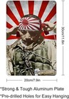 Kamikaze Pilot Japanese Military Wwii  Tin Metal Signs Home D  cor 8x12