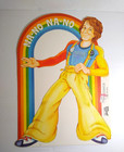 Mork From Ork Robin Williams 1979 Original Diecut Wall Artwork Retro Mod Rainbow