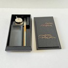 Japanese Mini Calligraphy Set Inkstone Case Brush Ink Stick Suiteki Zohiko Made