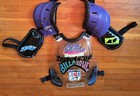 Rare  Vintage 90 s Hrp Flak Jak Motocross Supercross Chest Protector Clear purpl