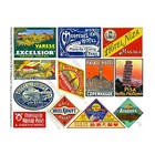 Hotel Luggage Sticker Assortment  3 Diy Craft Sheets  Vintage Reproductions